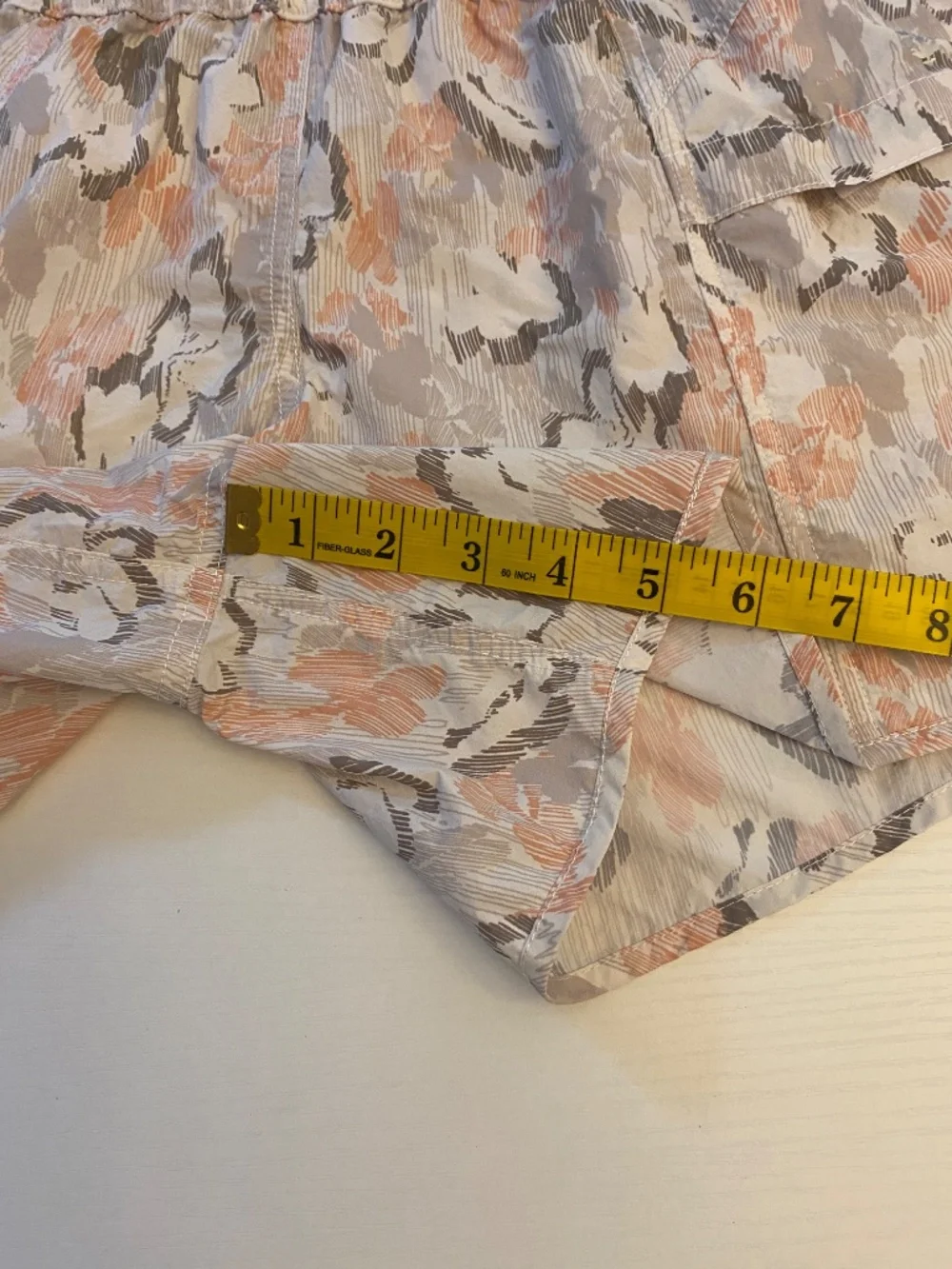 Free People Movement In The Wild Printed Shorts in Ivory Combo Size XS